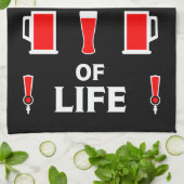 クラフトビール飲料 キッチンタオル (折り畳み)