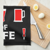 クラフトビール飲料 キッチンタオル (四つ折り)