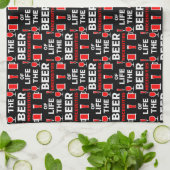 クラフトビール飲料 キッチンタオル (折り畳み)