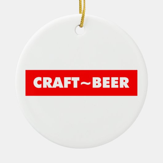クラフトビール セラミックオーナメント (正面)