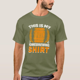 クラフトビール 私のホームブリューイング Tシャツ