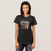 クラフトビールI'm Crafty引用文醸造酒エール Tシャツ (正面フル)