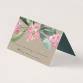 クラフトピンクキリストトーン開花結婚座席表 (正面)