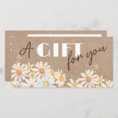 クラフトフェイク紙券のデイジー (正面/裏面)