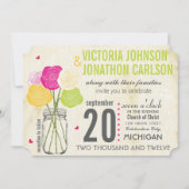 クラフトフォトランヌカルスバラモダンタイポグラフィ 招待状 (正面)