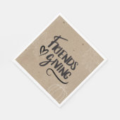 クラフトフレンドサンドディナーパーティー スタンダードランチョンナプキン (角)