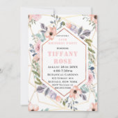 クラフトフローラ13thバースデーパーティー招待状 (正面)