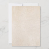 クラフトフローラ13thバースデーパーティー招待状 (裏面)