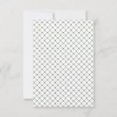 クラフトブラウン素朴魚釣りルアーリングや輪モスグリーンI 出欠カード (裏面)