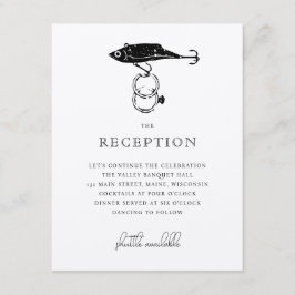 クラフトブラウン ルスティック フィッシング ルアー リング ブラック エンクロージャーカード