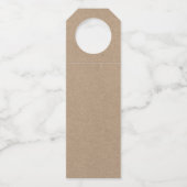 クラフトブラシモダンスクリプトメリークリスマスグリーン ボトルネックタグ (裏面)