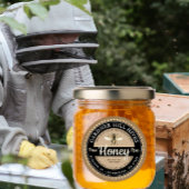 クラフトブラックハニージャーヴィンテージビー作り愛 ラウンドシール