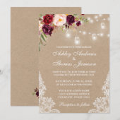 クラフトブルゴーニュフローラレースライツウェディングアクト (正面/裏面)