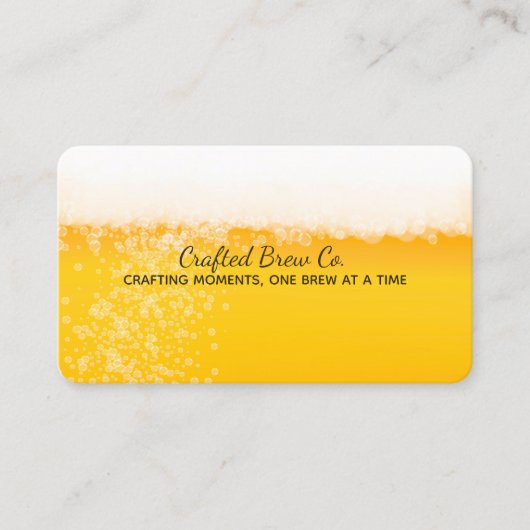 🍺🥨クラフトブルワリー 名刺 (正面)