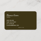 🍺🥨クラフトブルワリー 名刺 (裏面)