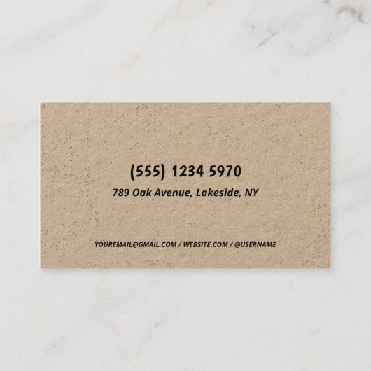 🍻🌾クラフトブルワリー 名刺 (裏面)