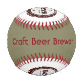 クラフトブルワーチーム 野球ボール (裏面)