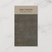 クラフトブロンズの灰色の線ネックレスブレスレットディスプレイ