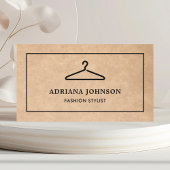 クラフトブ素朴ラック服掛けファッションスタイリスト 名刺
