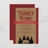 クラフトプライド素朴ファミリーピクニック 招待状 (正面/裏面)