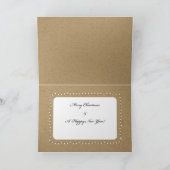 クラフトプレゼントクリスマスカード シーズンカード (内部)