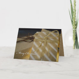 クラフトプレゼントクリスマスカード シーズンカード