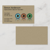 クラフトプロフェッショナル眼球検眼法 名刺 (正面/裏面)