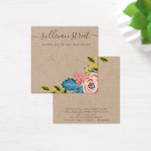 クラフトボホフローライヤリングジュエリー表示カード (デスク)