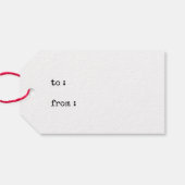 クラフトマイナリストのメリークリスマス ギフトタグ (裏面横)