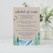 クラフトマウン結婚テンの週末のイベント日程 エンクロージャーカード (スタンド正面)