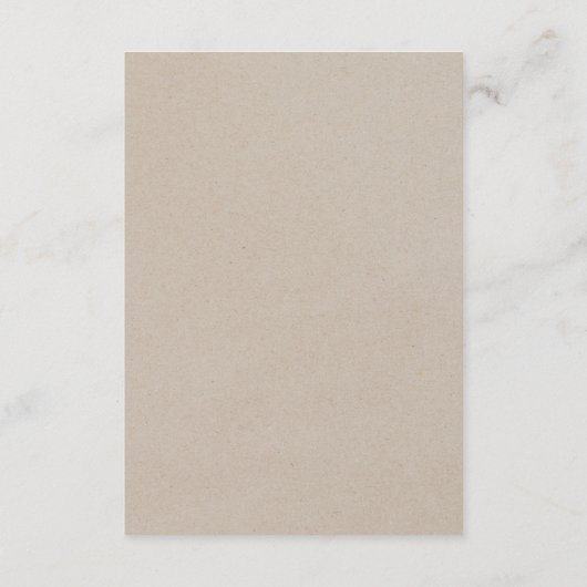 クラフトマウン結婚テンの週末のイベント日程 エンクロージャーカード (裏面)