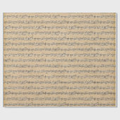 クラフトミュ素朴ージュパルチメントエフエメラアンティーク ラッピングペーパー (フラット)