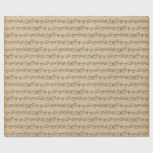 クラフトミュ素朴ージュパルチメントエフエメラアンティーク ラッピングペーパー (フラット)