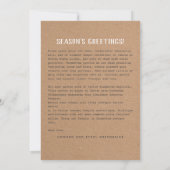 クラフトメモリーブックスタイルクリスマスホリデイ (裏面)