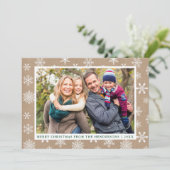 クラフトメリークリスマスフォト シーズンカード (スタンド正面)