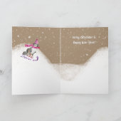 クラフトメリーメリー&ブライトドッグアウト雪のスレッジング シーズンカード (内部)