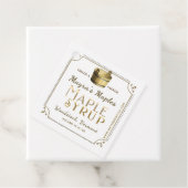 クラフトメープルシロップ金属金ゴールドファンシーラベル縁ど フェイバータグ (インサイチュ)