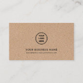 クラフトモダンシンプルコーヒーカップミニマルショップカフェ ロイヤリティカード (裏面)