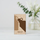 クラフトモダンビアグローラー 名刺 (スタンド正面)