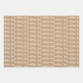 『クラフトモダンフェイク』 ラッピングペーパーシート (正面)