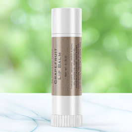 クラフトモダン紙スタイルリップバーム管ラベル スクエアシール