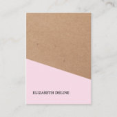 クラフトモダン紙バラインテリア設計者 名刺 (正面)