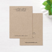 クラフトモダン素朴ジュエリーイヤリング表示カード (デスク)