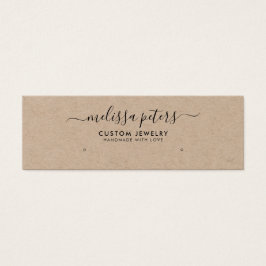 クラフトモダン素朴ジュエリーイヤリング表示カード