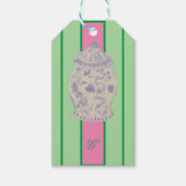 クラフトモノグラムグリーンチノワセリージンジャージャール ギフトタグ (正面)