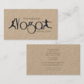 クラフトヨガフィットネスパーソナルトレーナージム 名刺 (正面/裏面)