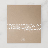 クラフトライト結婚ズ座席表 プレイスカード (外部開封)