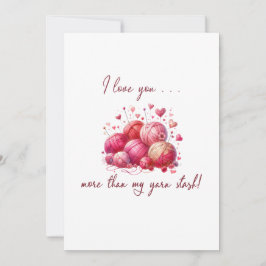 クラフトラバーズ編み物バレンタイン 招待状