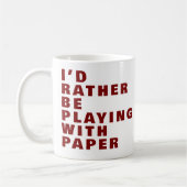 クラフトラバーマグカスタム、紙引用文027クラフト コーヒーマグカップ (左)