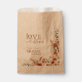 クラフトラブイン開花ボホテラコッタブライダルシャワー フェイバーバッグ (正面)